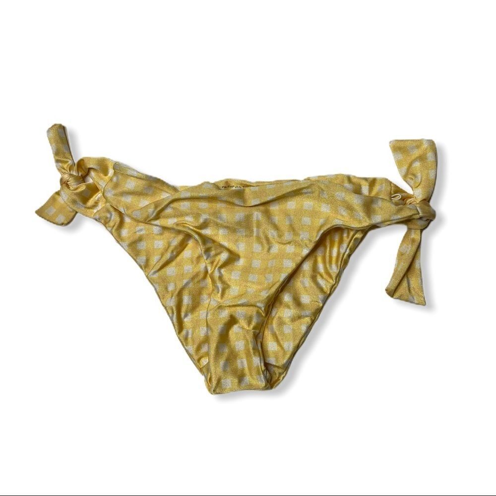 Faithfull the Brand Gingham Bikini Bottom